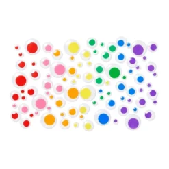 125ct Googly Eyes With Sticker Back - Mondo Llamaâ„¢: Multicolor Wiggle Eye Stickers For Crafts, Ages 6+