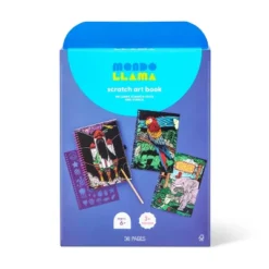 Scratch Art Book Craft Kit -Mondo Llama™: DIY Art Kit For Kids 6+, Includes Wooden Dowel & Paper, Choking Hazard Warning -Mondo Llama GUEST 1d335396 c9b8 4bfc b1c3 3af5c60a3a13