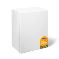 8pk 8"x10" Stretched Canvas White - Mondo Llama™ -Mondo Llama GUEST 256cb5e0 3ece 4f60 8610 43c0059940c5