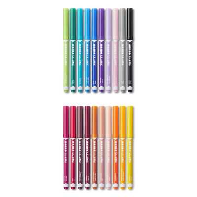20ct Washable Markers Super Tip Classic Colors - Mondo Llama™ 1 20ct Washable Markers Super Tip Classic Colors - Mondo Llama™