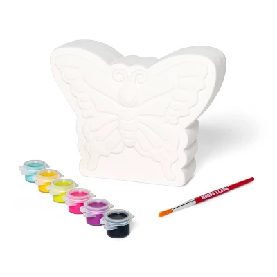 Paint-Your-Own Ceramic Butterfly Craft Kit - Mondo Llama™: DIY Art Kit With Paint & Brush, Ages 8+ 1 Paint-Your-Own Ceramic Butterfly Craft Kit - Mondo Llama™: DIY Art Kit With Paint & Brush, Ages 8+
