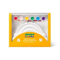 Paint-Your-Own Ceramic Rainbow Kit - Mondo Llama™: Painting Kit For Kids, Includes Brush & Paint, Ages 8+ -Mondo Llama GUEST 30d592b2 815d 4cb3 b76a 1e044aa57a3b