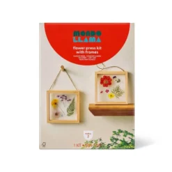 Floral Press With Frame Wood Craft Kit - Mondo Llama™: Flower Drying & Pressing Kit, Nature Art, Non-Toxic, Adult Craft -Mondo Llama GUEST 371d9c55 baa6 4df0 8e7c 2506134a01d4
