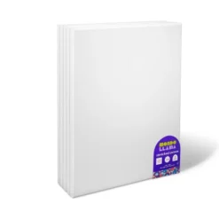 5pk 11"x14" Stretched Canvas White - Mondo Llama™: Art Canvases For Painting -Mondo Llama GUEST 3cf50696 89a5 44b8 aa75 7895d0795253