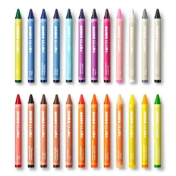 24ct Crayons Classic Colors - Mondo Llama™: School Supplies For Kids, Low-Odor, Multicolor, Ages 3+