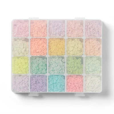 8000ct Clay Beads Bracelet Making Kit Pastel - Mondo Llama™ 3 8000ct Clay Beads Bracelet Making Kit Pastel - Mondo Llama™ - Image 3