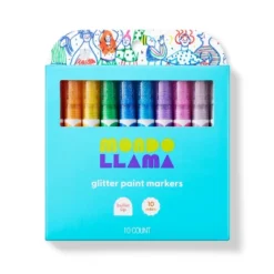 10ct Glitter Paint Markers Bullet Tip - Mondo Llama™ -Mondo Llama GUEST 456c2547 8a8e 4dbe 8450 c0b0be5e194d