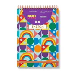 9"x13" Shapes Art Sketchbook - Mondo Llama™ -Mondo Llama GUEST 51f9eae2 57d1 43c6 a74e 8a1038029952