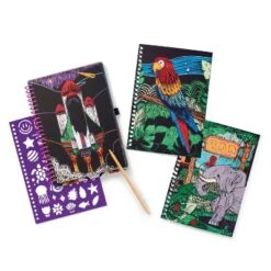 Scratch Art Book Craft Kit -Mondo Llama™: DIY Art Kit For Kids 6+, Includes Wooden Dowel & Paper, Choking Hazard Warning -Mondo Llama GUEST 551c1486 c8c1 4cfb baf7 24bf07a3b818