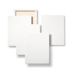 5pk 11"x14" Stretched Canvas White - Mondo Llama™: Art Canvases For Painting