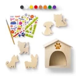 Paint-Your-Own Wood Pets Kit - Mondo Llamaâ„¢