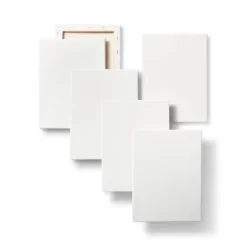 6pk 9"x12" Stretched Canvas White - Mondo Llama™