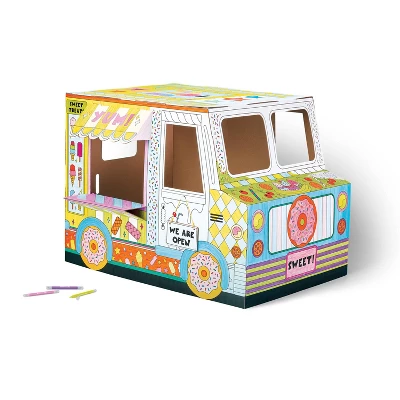 Color-Your-Own Ice Cream Truck DIY Art Kit - Mondo Llama™ 3 Color-Your-Own Ice Cream Truck DIY Art Kit - Mondo Llama™ - Image 3