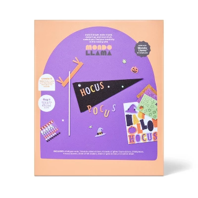 6ct Halloween Craft Felt Pennants Kit - Mondo Llama™ 3 6ct Halloween Craft Felt Pennants Kit - Mondo Llama™ - Image 3