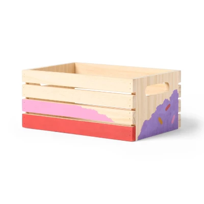 Small Wood Crate - Mondo Llama™ 1 Small Wood Crate - Mondo Llama™