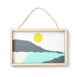 DIY Blank Rectangle Hanging Sign Unfinished Craft - Mondo Llamaâ„¢: Wooden Craft For Adults, 9"x14"