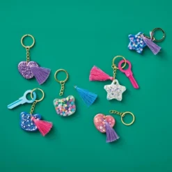 9ct Resin Key Chain Or Bag Charm Craft Kit - Mondo Llamaâ„¢