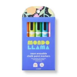 5ct Erasable Chalk Paint Markers Bullet Tip Neon - Mondo Llama™ -Mondo Llama GUEST 78a6f0a6 bc79 4d9d ac07 e341435ab4e5