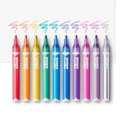 10ct Glitter Paint Markers Bullet Tip - Mondo Llama™ -Mondo Llama GUEST 7a491672 d89d 40f0 91c6 fb64d8aaf5a2