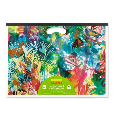 16"x22" Medium Weight Giant Paper Pad With Handle - Mondo Llama™: Large Uncoated Drawing & Sketch Pad, 30 Sheets 3 16"x22" Medium Weight Giant Paper Pad With Handle - Mondo Llama™: Large Uncoated Drawing & Sketch Pad, 30 Sheets - Image 3