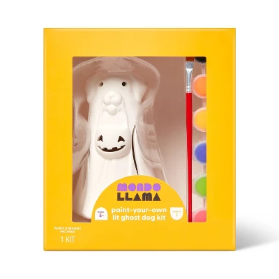 Halloween Craft Lit Ceramic Ghost Dog Painting Kit - Mondo Llama™ 4 Halloween Craft Lit Ceramic Ghost Dog Painting Kit - Mondo Llama™ - Image 4