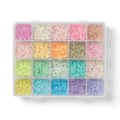 8000ct Clay Beads Bracelet Making Kit Pastel - Mondo Llama™ 4 8000ct Clay Beads Bracelet Making Kit Pastel - Mondo Llama™ - Image 4