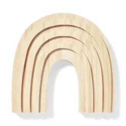 Freestanding Wood Rainbow - Mondo Llama™: Unfinished Craft, Wooden Decor, 3+ Years, 6.2" Height, 6" Width -Mondo Llama GUEST 844a11d3 1266 4e13 ba37 b6ce18538438