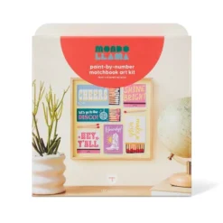 Paint - By - Number Matchbook Art Kit - Mondo Llama™ -Mondo Llama GUEST 89605654 3bb6 4556 baf1 9a599fac3efe