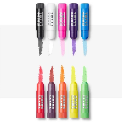 10ct Washable Tempera Paint Sticks - Mondo Llama™: Low-Odor, Water-Based, Craft Paint For Kids, Multicolor, Ages 6+ 3 10ct Washable Tempera Paint Sticks - Mondo Llama™: Low-Odor, Water-Based, Craft Paint For Kids, Multicolor, Ages 6+ - Image 3