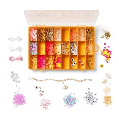Jewelry Craft Kit - Mondo Llama™: Bracelet Making Kit With Beads, Charms & Storage Case 1 Jewelry Craft Kit - Mondo Llama™: Bracelet Making Kit With Beads, Charms & Storage Case