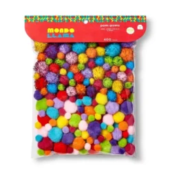 400ct Pom-Pom Combo Pack - Mondo Llama™: Multicolor Craft Embellishments, PET & Polypropylene, Ages 6+ 5 400ct Pom-Pom Combo Pack - Mondo Llama™: Multicolor Craft Embellishments, PET & Polypropylene, Ages 6+ -Mondo Llama GUEST 8f89cb2d bea2 4fe9 8e7f d5dc5464f3fc