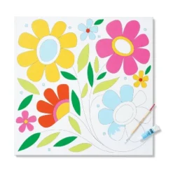 20" X 20" Paint-Your-Own Canvas Floral - Mondo Llama™ -Mondo Llama GUEST 8fcb7b1e 7a53 497a bd5f 2e3239032bc2