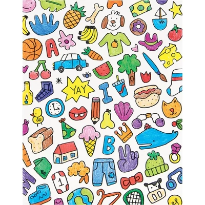 9"x12" Medium Weight Drawing Paper Pad - Mondo Llama™: Sketch Pad For Kids, 40 Sheets, Uncoated, Glue Binding 2 9"x12" Medium Weight Drawing Paper Pad - Mondo Llama™: Sketch Pad For Kids, 40 Sheets, Uncoated, Glue Binding - Image 2