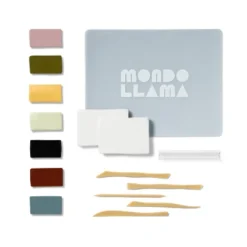 Clay Trinket Dish DIY Art Kit - Mondo Llama™: Clay Tray Ideas & Tools For Creative Thinking, Adult Craft Activity