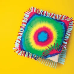 Tie-Dye Jersey Tied Pillow Craft Kit- Mondo Llamaâ„¢