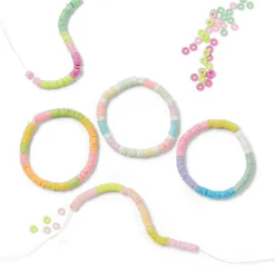 8000ct Clay Beads Bracelet Making Kit Pastel - Mondo Llamaâ„¢