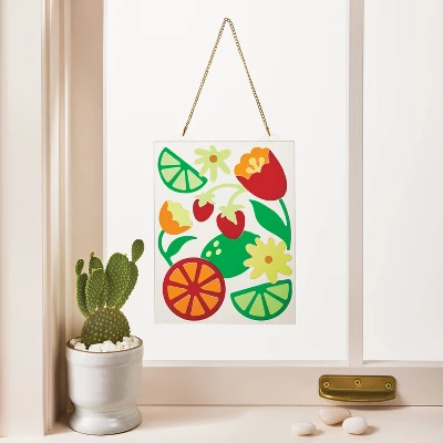 Fruit Acrylic Suncatcher Craft Kit - Mondo Llama™ 1 Fruit Acrylic Suncatcher Craft Kit - Mondo Llama™