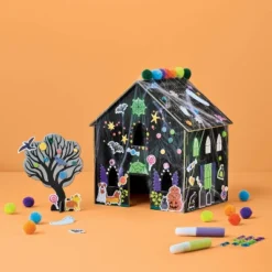 Halloween Craft Tabletop Haunted House Kit - Mondo Llamaâ„¢