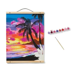 Paint By Number Kit Tropical Beach Scene - Mondo Llama™ -Mondo Llama GUEST c29d3659 1877 46ed b8dd 39bf50628b8f