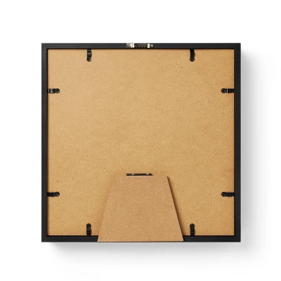 MDF Shadow Box Frame Unfinished Craft 12"x12" Black - Mondo Llama™ 2 MDF Shadow Box Frame Unfinished Craft 12"x12" Black - Mondo Llama™ - Image 2