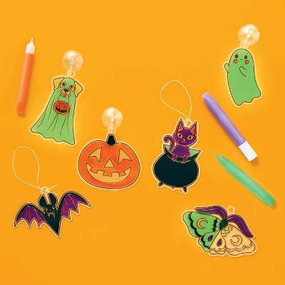 6ct Halloween Characters Suncatchers Craft Kit - Mondo Llama™ 1 6ct Halloween Characters Suncatchers Craft Kit - Mondo Llama™