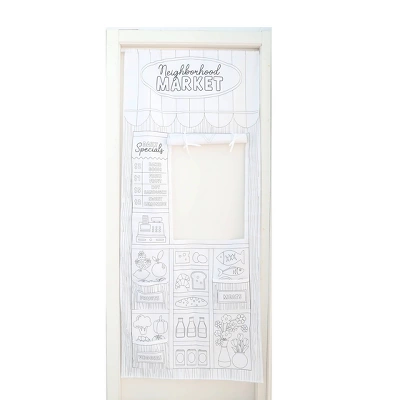 Color -Your -Own Door Store Front Craft Kit - Mondo Llama™ 4 Color -Your -Own Door Store Front Craft Kit - Mondo Llama™ - Image 4