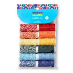 12ct Craft Twine - Mondo Llama™: Multicolor Cotton Yarn String, Thin Ribbon, 30ft Length, 12 Pack -Mondo Llama GUEST caaea992 a3b5 447d bc91 41ae39bdbb86