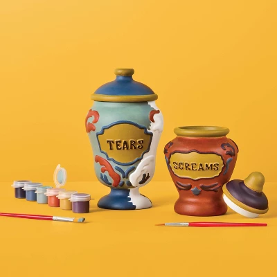 2ct Halloween Craft Ceramic Apothecary Jars Painting Kit - Mondo Llama™ 1 2ct Halloween Craft Ceramic Apothecary Jars Painting Kit - Mondo Llama™