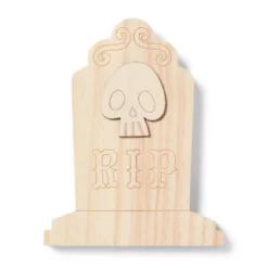 Halloween Craft Skull Headstone Wood Base - Mondo Llama™ -Mondo Llama GUEST e25c2810 9d7a 4701 84bd 79302f918026