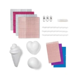 Disco Ball Décor Craft Kit - Mondo Llama™: DIY Art Kit, Non-Toxic, Includes Glue & Figurines, Ages 6+