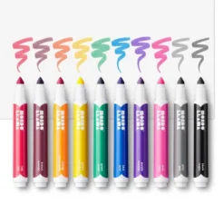 10ct Markers Broad Tip Classic Colors - Mondo Llama™: School Supplies, Thick Permanent, 2mm, Multicolored, Ages 3+ -Mondo Llama GUEST efe0f1ce ce9e 4218 8e68 8e46eb107e49