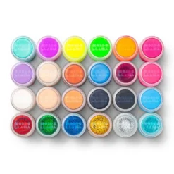 24ct Acrylic Paint Set Metallic/Neon/Glitter - Mondo Llamaâ„¢