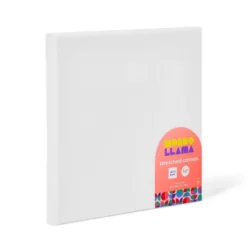 7"x7" Stretched Canvas White - Mondo Llama™: Art Canvases For Painting, 0.6" Depth, Single Pack -Mondo Llama GUEST fee022a8 9572 4cc6 8dc8 740dd42560ea