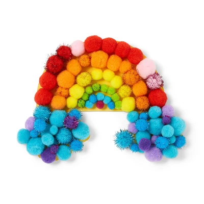 400ct Pom-Pom Combo Pack - Mondo Llama™: Multicolor Craft Embellishments, PET & Polypropylene, Ages 6+ 2 400ct Pom-Pom Combo Pack - Mondo Llama™: Multicolor Craft Embellishments, PET & Polypropylene, Ages 6+ - Image 2